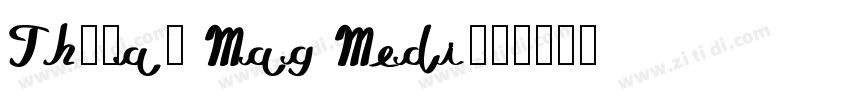 Thomas Mag Medium字体转换